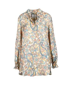 Trame Auree Silk Shirt - White