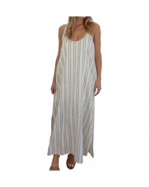 NIBI MTK Asher Woven Slip Dress - Gray