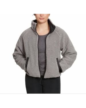 BASS OUTDOOR Reversible Fleece Zip Jacket - Gray