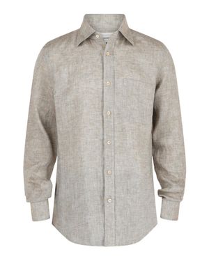 Slowear Glanshirt Linen Dress Shirt - Gray