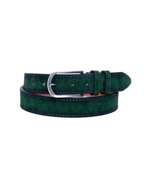 VELLAPAIS Verona Suede Belt - Green