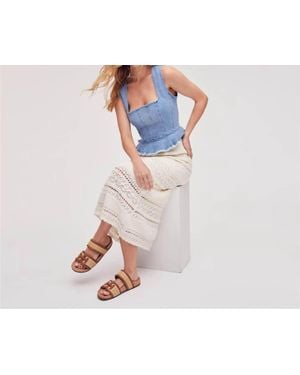Sam Edelman Rowan Slide Footbed Sandal - Blue
