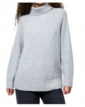 French Connection Emilia Knit Oversized Pullover Sweater - Gray
