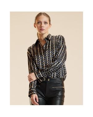 Cynthia Rowley Collectible Silk Shirt - Black