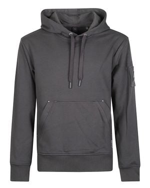 Moose Knuckles Hartsfield Hooded Kangaroo-Pocket Sweatshirt - Gray
