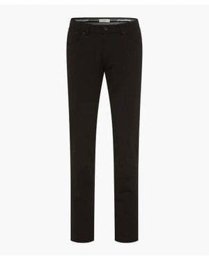 Brax Chuck J Hi Flex Jersey 5-Pocket Pants - Black