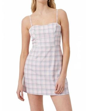 French Connection Yaki Whisper Tie Back Mini Dress - Purple