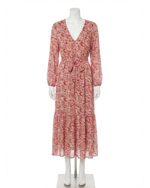 Z Supply Della Floral Maxi Dress - Red