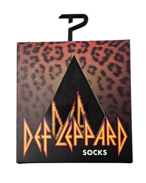 Perri's Socks Def Leopard Sock Gift Box - Black