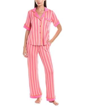 Room Service Pjs 2Pc Dakota Pajama Set - Pink