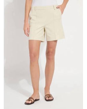 Lyssé Amanda Stretch Twill Short - Natural