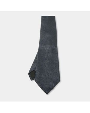 ST Dupont Jacquard Traditional Tie - Blue