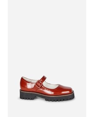 INTENTIONALLY ______ Veronica Mary Jane Shoes - Red