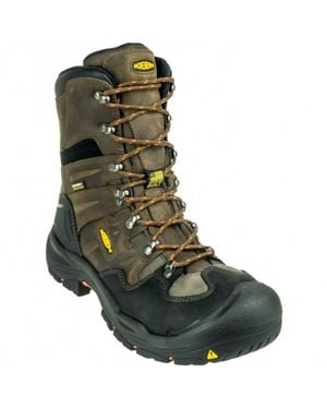 Keen Coburg Waterproof Steel Toe Hiking Work Boots - Green