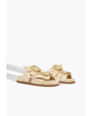 SCHUTZ SHOES Enola Sporty Sandals - White