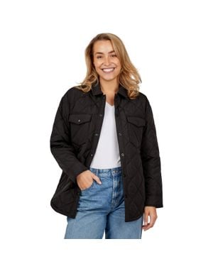 Free Country Trailblazer Quilted Shacket - Black