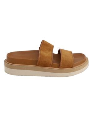 Vince Jenita Slide Sandals - Brown