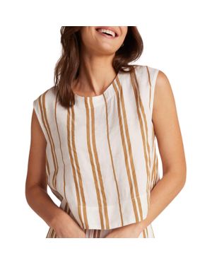 Bella Dahl Oxy Button Back Top - Brown