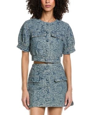 Amanda Uprichard Bello Jacket - Blue
