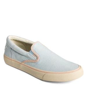 Sperry Top-Sider Striper Ii Pride Sts25281 Sneakerblue Denim Slip-On Shoes Gal87