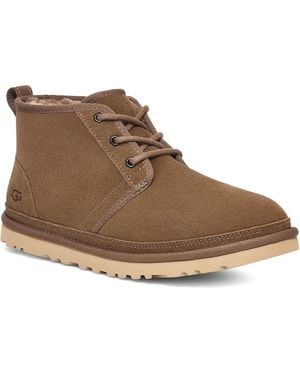 UGG Neumel 3236-Hck Chukka Boots Suede Wool Casual Shoes Khd1926 - Brown