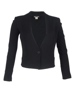 Helmut Lang Cropped Blazer - Blue