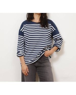 Loup Marianne Stripe Breton Tee - Blue