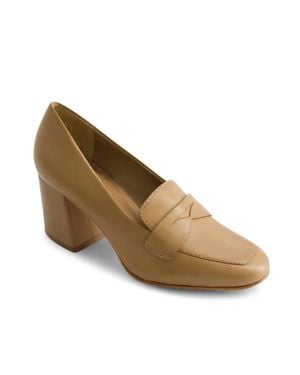 Bernardo Nessa Block Heel Loafer - Metallic