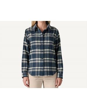 Patagonia Fjord Flannel Shirt - Blue