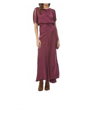 Young Fabulous & Broke Arla Maxi Wrap Skirt - Red