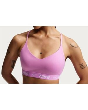 Nike Indy Light Support Bra - Pink