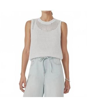 Splendid Camellia Sweater Tank Top - Gray