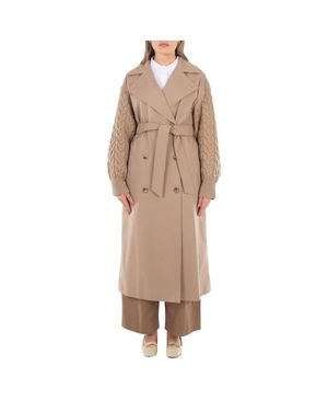 コート Max Mara Atelier Cosimo Gabardine Oversized Trench Coat 1026024506003-f-