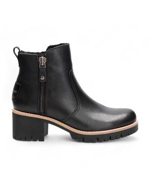 Panama Jack S Trav B2 Leather Boots - Black