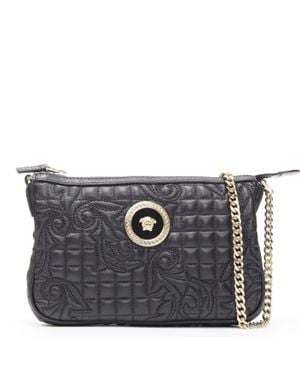 Versace Vanitas Baroque Crossbody Bag - Blue