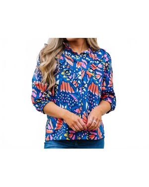 Michelle Mcdowell Kelly So Fly Top - Blue