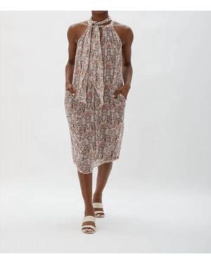 ecru Moore Dress - Brown