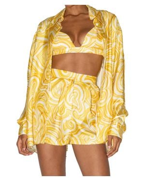 Ronny Kobo Sunrise Swirl Pella Top - Yellow