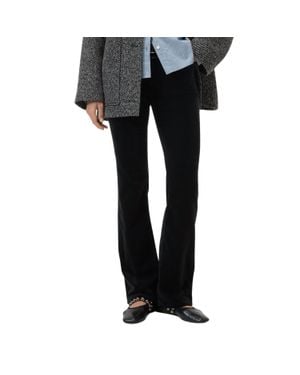Closed Jovanna Flared Velvet Pants - Black