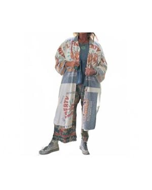 Jaded Gypsy Never Ending Fields Duster - Blue