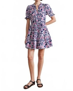 Apiece Apart Las Alturas Mini Dress - Blue