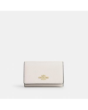 COACH Five Ring Key Case - White