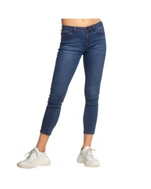 Elan Emile Jean Mid Rise Skinny Jeans - Blue