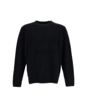 Original Vintage Brushed Wool-Blend Crewneck Sweater - Black