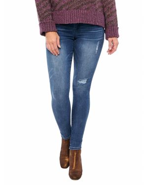 Democracy Luxe Ab Solution And Booty Lift Jegging - Blue