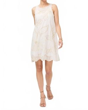 Johnny Was Rhiannon Tank Shift Dress - White
