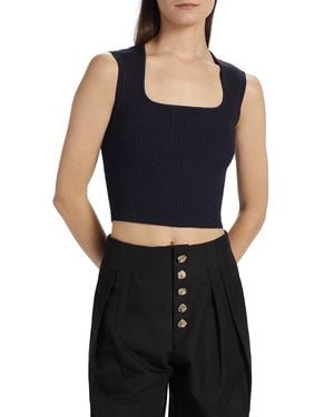NonChalant Label Ellie Crop Top - Black