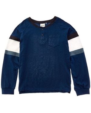 Sovereign Code Miles Henley T-Shirt - Blue