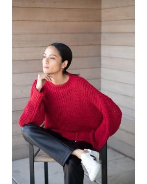 MARCELLA Audrey Sweater - Red