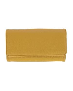 Buxton Solid Colored Vegan Leather Bianca Clutch Wallet - Natural